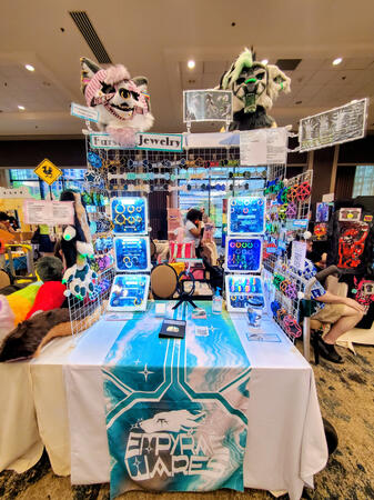 Texas Furry Fiesta Artist Alley 2026 4ft table